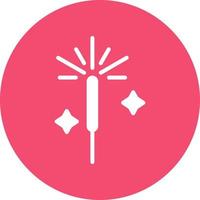 Sparkler Vector Icon Design