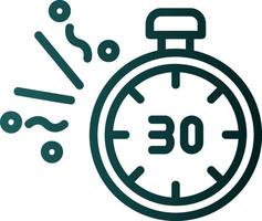 Countdown Vector Icon Design