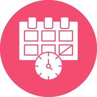 Deadline Vector Icon Design