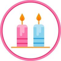 Candles Vector Icon Design