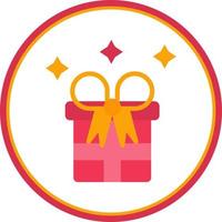 diseño de icono de vector de regalo de año nuevo