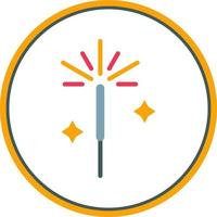 Sparkler Vector Icon Design