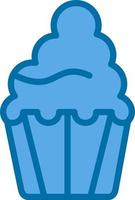 diseño de icono de vector de cupcake