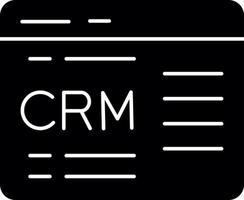 Crm Vector Icon Design