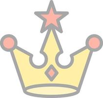 Crown Vector Icon Design