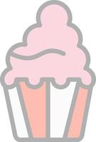 Cupcake Vector Icon Design