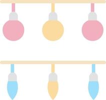 New Year Lights Vector Icon Design