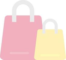 diseño de icono de vector de bolsas de compras