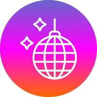 Disco Ball Vector Icon Design