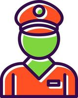 Gate Keeper Vector Icon Design