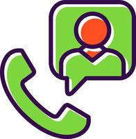 Cold Calling Vector Icon Design