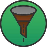 Funnel Vector Icon Design