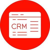 Crm Vector Icon Design