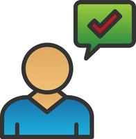 Opt In Vector Icon Design