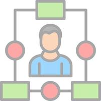 Workflow Vector Icon Design