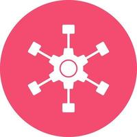 Outsource Management Vector Icon Design