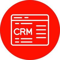 Crm Vector Icon Design