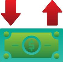 Cash Flow Vector Icon Design