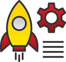 Launch Optimization Vector Icon Design