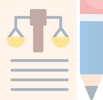 Legal Document Vector Icon Design