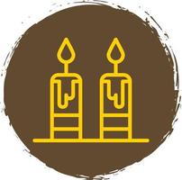 Candles Vector Icon Design