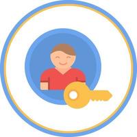 Key Accounts Vector Icon Design