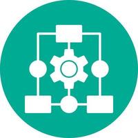 Workflow Process Vector Icon Design