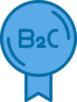 diseño de icono de vector b2c