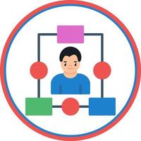 Workflow Vector Icon Design