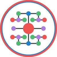 Concept Map Vector Icon Design