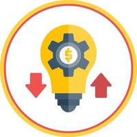 Project Revenue Vector Icon Design