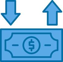 Cash Flow Vector Icon Design