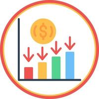 Average Dollar Sale Vector Icon Design