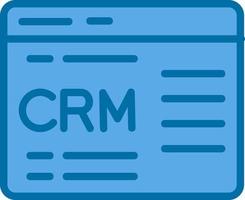 Crm Vector Icon Design