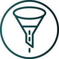 Funnel Vector Icon Design