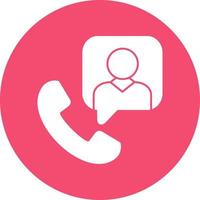 Cold Calling Vector Icon Design