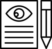 diseño de icono de vector de visión