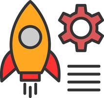 Launch Optimization Vector Icon Design