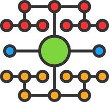 Concept Map Vector Icon Design