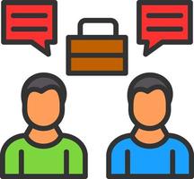 Business Dialog Vector Icon Design