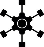 Outsource Management Vector Icon Design