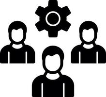 Employee Management Vector Icon Design