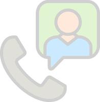 Cold Calling Vector Icon Design