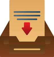 Project Inbox Vector Icon Design