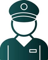 Gate Keeper Vector Icon Design