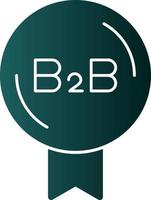 diseño de icono de vector b2b