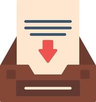 Project Inbox Vector Icon Design