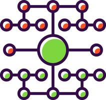 Concept Map Vector Icon Design
