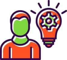 Idea Generation Vector Icon Design