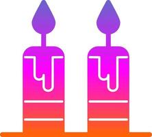 Candles Vector Icon Design